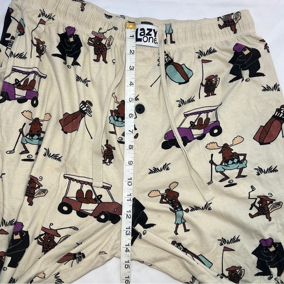 Men’s Lazy One Moose Golfer Pj’s Size Large - Picture 6 of 8